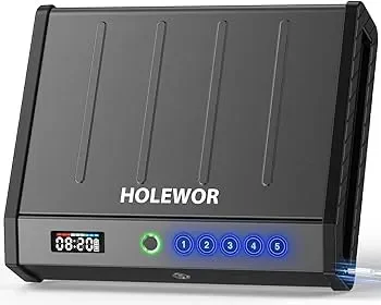 HOLEWOR Biometric Bedside Safe