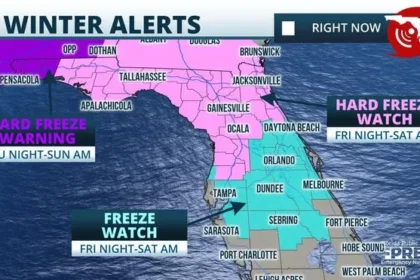 Florida Freeze Warning