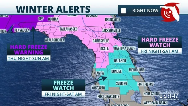 Florida Freeze Warning