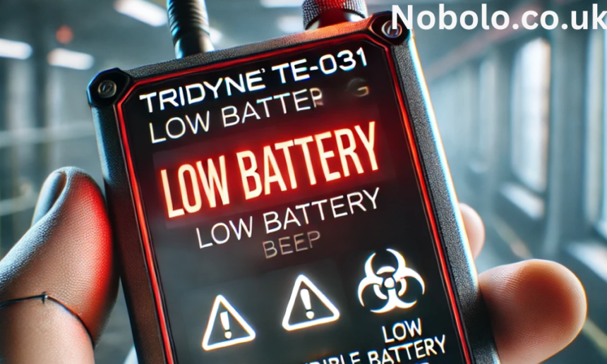 Tridyne Low Battery